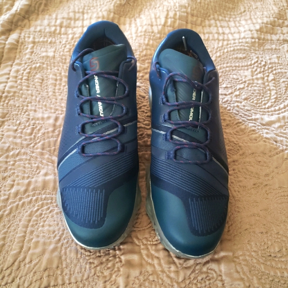 Under Armour Men's UA Spieth 3 Golf Shoes 3022369-400 Academy Blue Sz 10